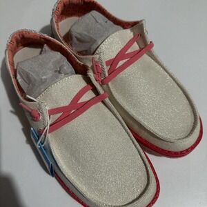 New Kids Size 4 Hey Dudes Multi Colored